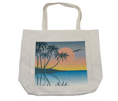 Tropical Island Exotic Shopping Bag