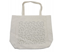 Marine Theme Fishes Shopping Bag