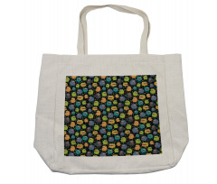 Cartoon Style Beings Shopping Bag