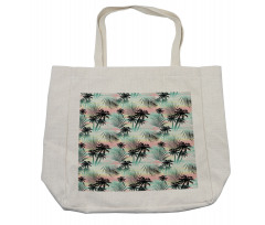 Summer Palm Trees Fern Shopping Bag