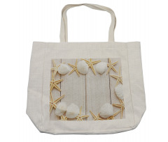 Rustic Wooden Backdrop Shopping Bag