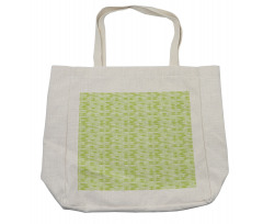 Hand Drawn Wave Pattern Shopping Bag