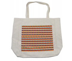 Chevron Zigzags Shopping Bag