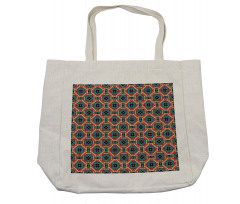 Geometric Shapes Shopping Bag