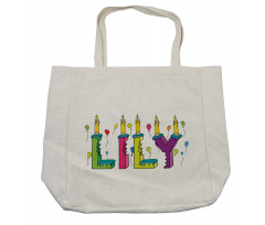 Joyful Letters Birthday Shopping Bag