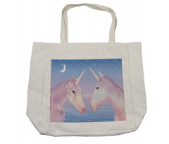 2 Akhal Teke Unicorns Shopping Bag