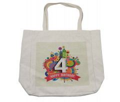 4 Years Old Colorful Shopping Bag