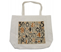 Vintage Math Shopping Bag