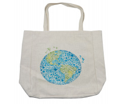 Planet Ecology Theme Shopping Bag