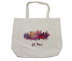 Saint Paul Skyline Shopping Bag