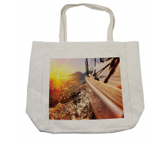 Mountains Lakeside Composition Shopping Bag