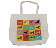 Different Breeds Animal Lover Shopping Bag