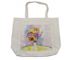 Abstract Oil Paint Art Shopping Bag