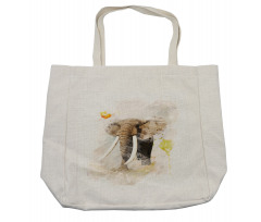 Paintbursh Art Shopping Bag