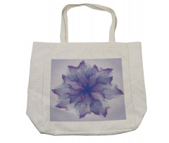 Blossoming Petals Pattern Shopping Bag