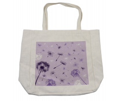 Botany Purple Tone Shopping Bag