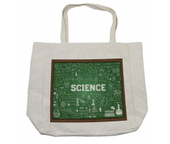 Science Word on Chalkboard Shopping Bag