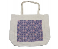 Paintbrush Blow Violet Hues Shopping Bag