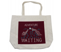 Adventure is Waiting Theme Shopping Bag