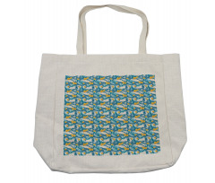 Exotic Leaves and Flowers Shopping Bag