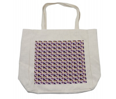 Angular Design Triangles Shopping Bag