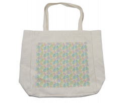 Colorful Exotic Pineapples Shopping Bag