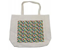 Hand-drawn Shapes Abstract Shopping Bag