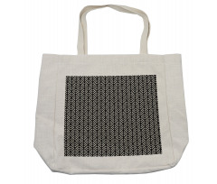 Retro Grunge Lines Shopping Bag