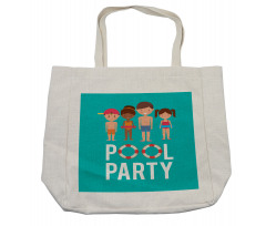 Happy Children Swimsuits Shopping Bag