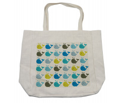 Childish Pattern Big Fish Shopping Bag