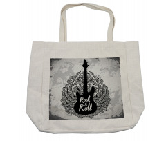 Retro Electric Guitar Shopping Bag