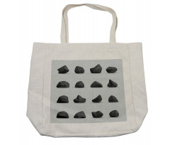 Disparate Sizes and Shapes Shopping Bag