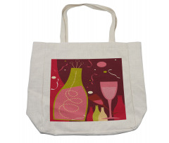 Champagne Drinks Shopping Bag