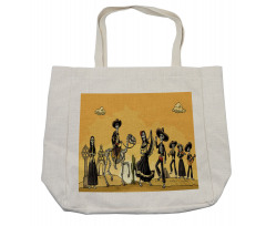 Skeletons Dance Shopping Bag