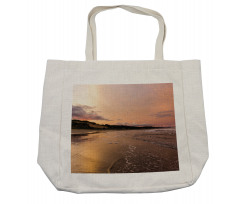 Sunset at Beach Shopping Bag