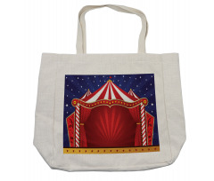 Canvas Circus Tent Shopping Bag
