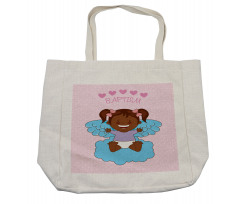 Child Flying on Clouds Shopping Bag