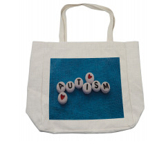 Spelling with Craft Beads Shopping Bag