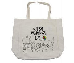 Symbolic Drawing of Children Shopping Bag