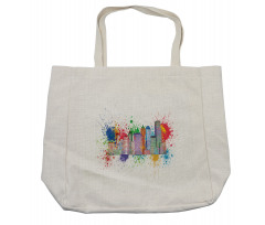 Colorful Splatters Shopping Bag