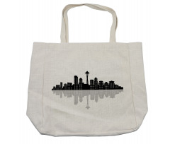 Monochrome Layout Shopping Bag