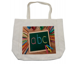 School Craft Themed Photo Shopping Bag