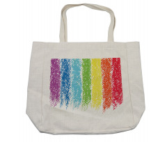 Cheerful Pastel Painting Shopping Bag