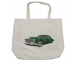 Nostalgic Vintage Car Shopping Bag