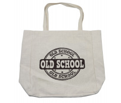 Grunge Retro Look Text Shopping Bag