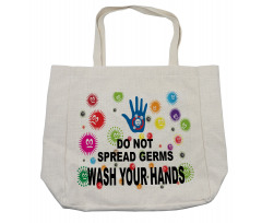 Do Not Spread Germs Shopping Bag