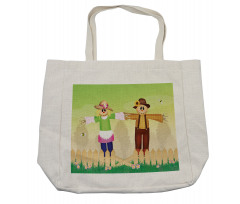 Cartoon in Garden Shopping Bag