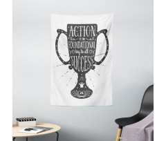 Motivational Saying Trophy Tapestry