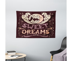 Dreams Moon Wide Tapestry