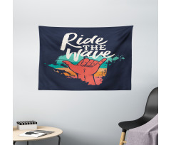 Ride the Wave and Gesture Wide Tapestry